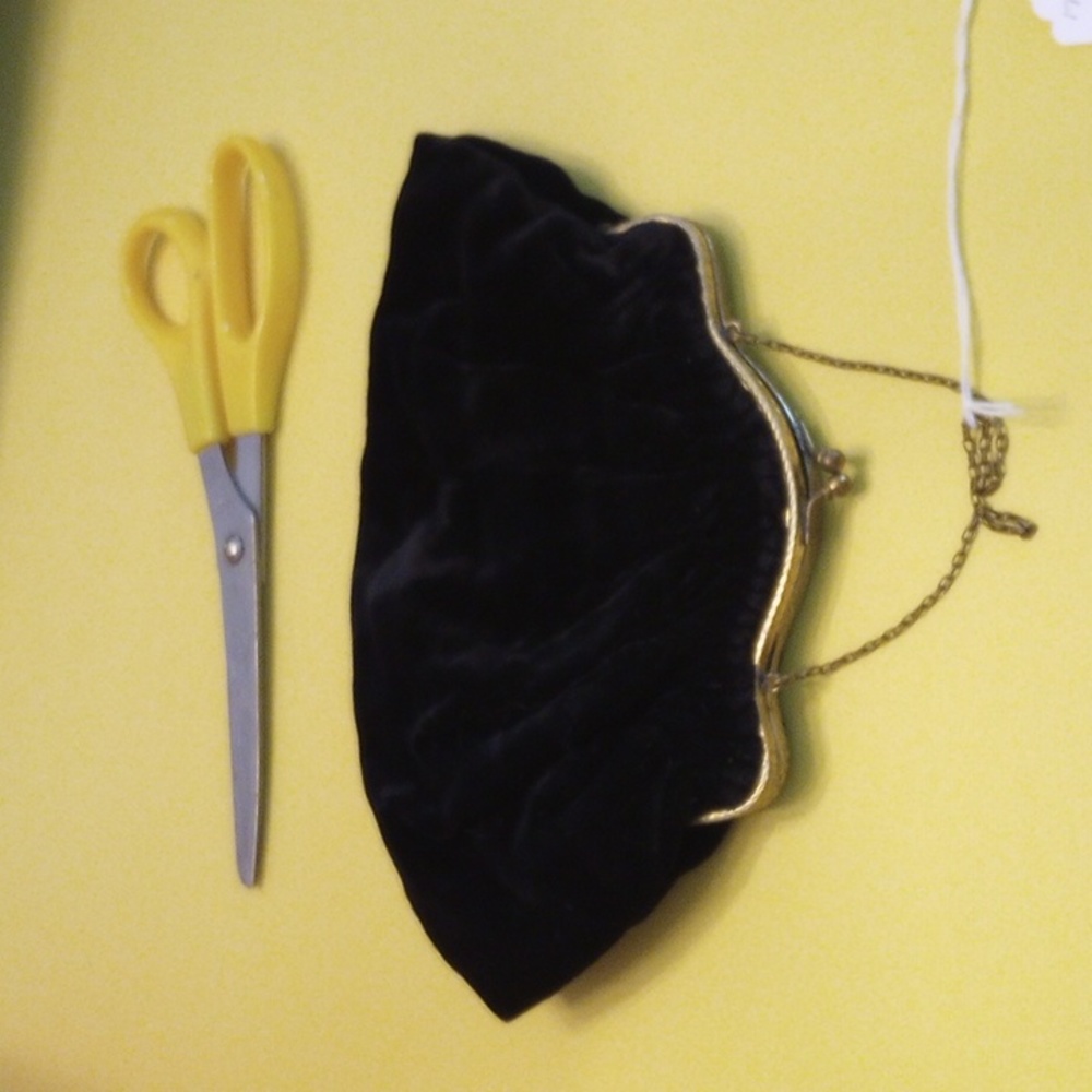 Vintage velvet purse